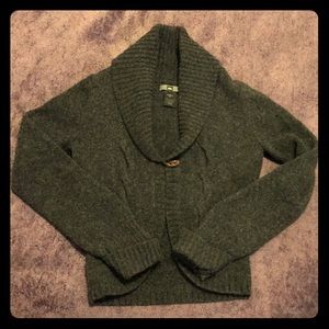 REI 100% Wool Cardigan